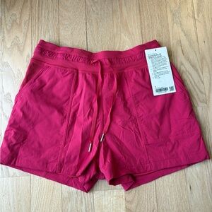 lululemon dance studio short cherry mist